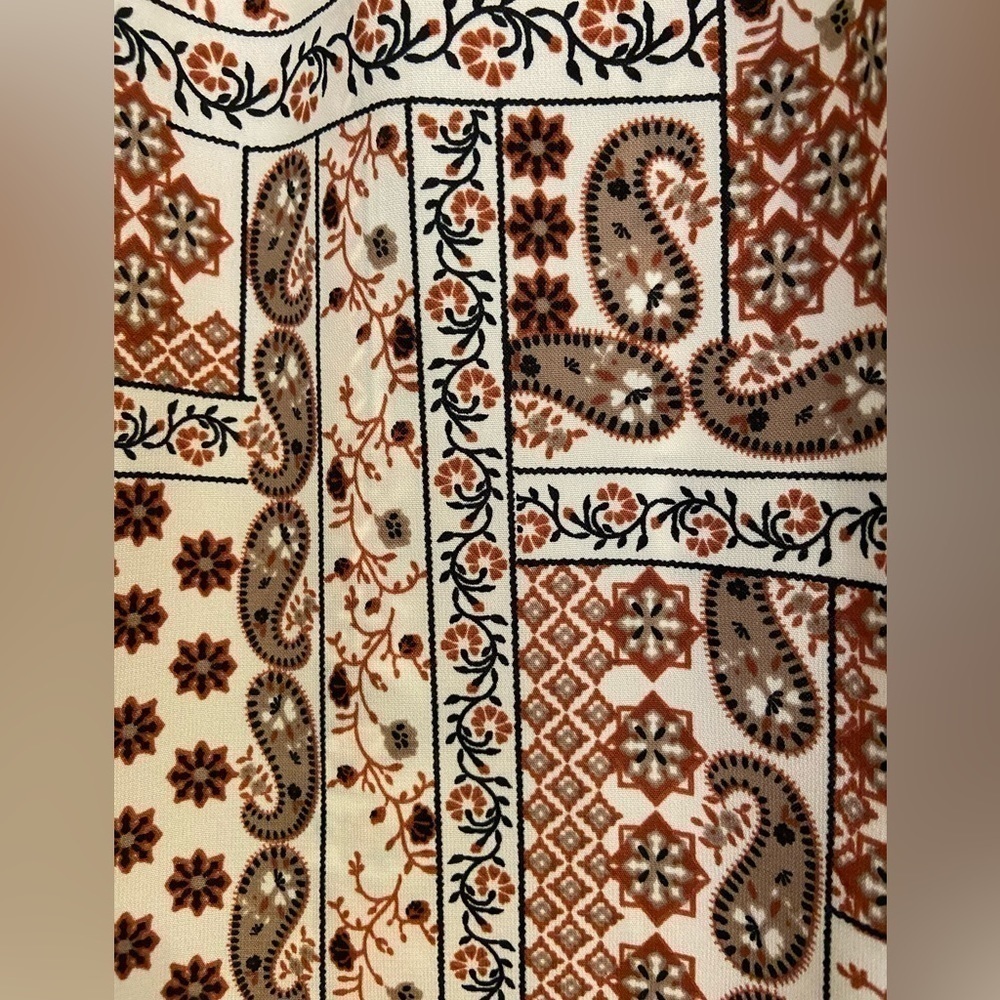 Andree By Unit Mixed Leopard Patchwork Blouse - image 6